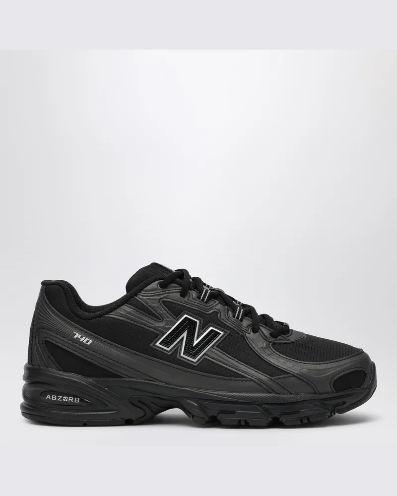 New Balance 740 Black/Silver metallic Sneaker Schwarz