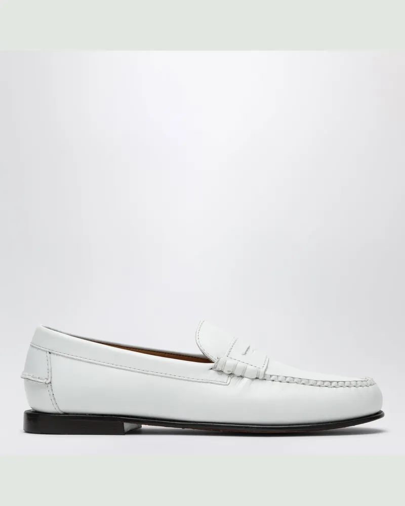Sebago Danielle Loafer aus weißem Leder White