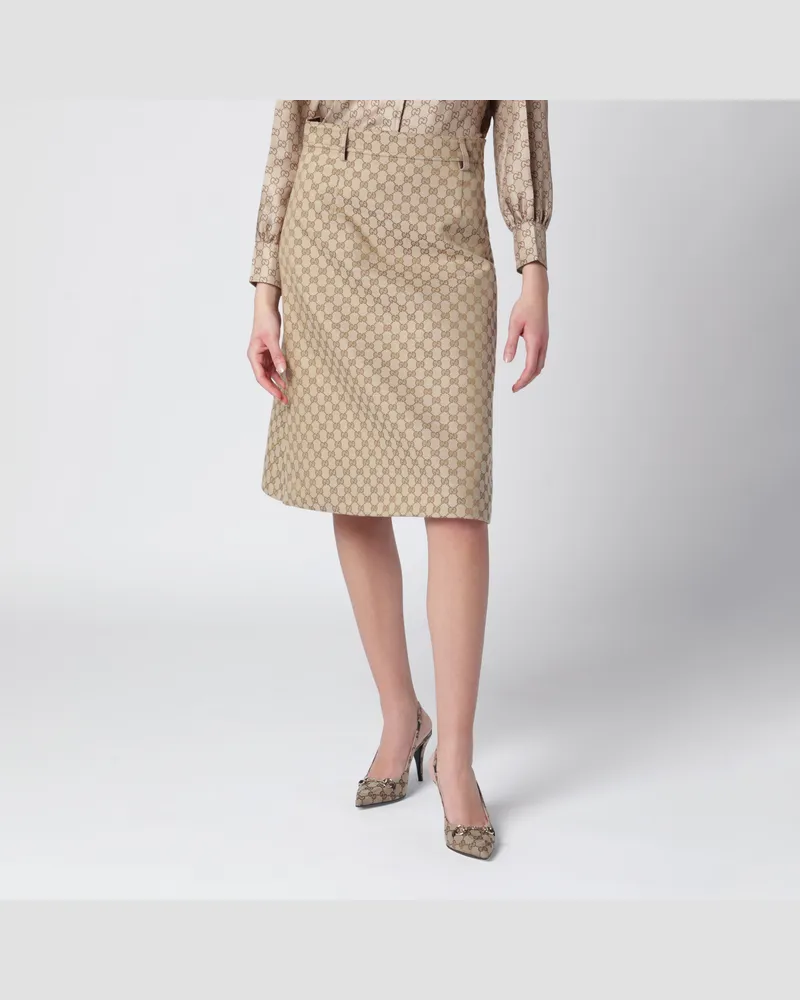 Gucci Rock aus GG-Canvas aus Baumwolle 