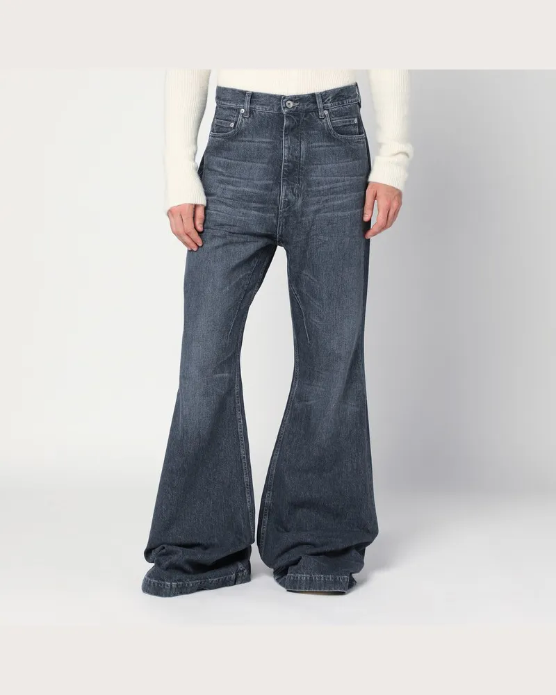 DRKSHDW by Rick Owens Ausgewaschene graue Schlagjeans Grau