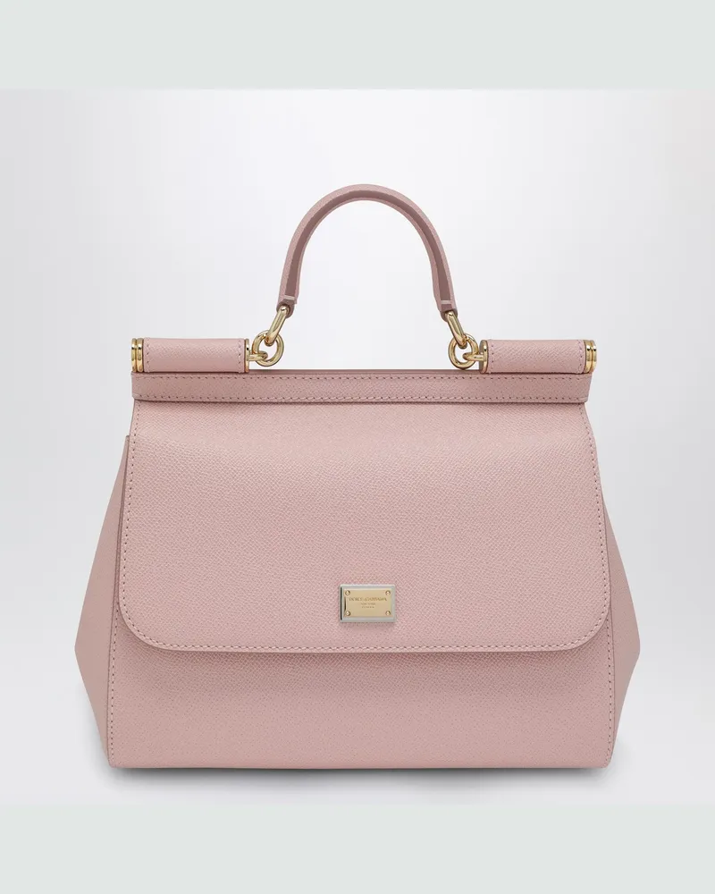 Dolce & Gabbana Große Sicily Handtasche in Rosa Pink