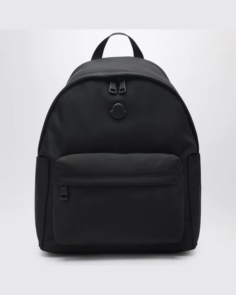 Moncler New-Pierrick-Rucksack mit Metalllogo Schwarz