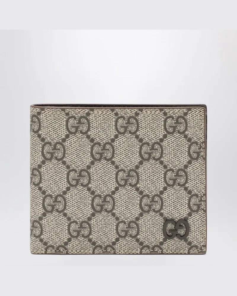 Gucci GG langer Kartenhalter beige/Ebenholz 