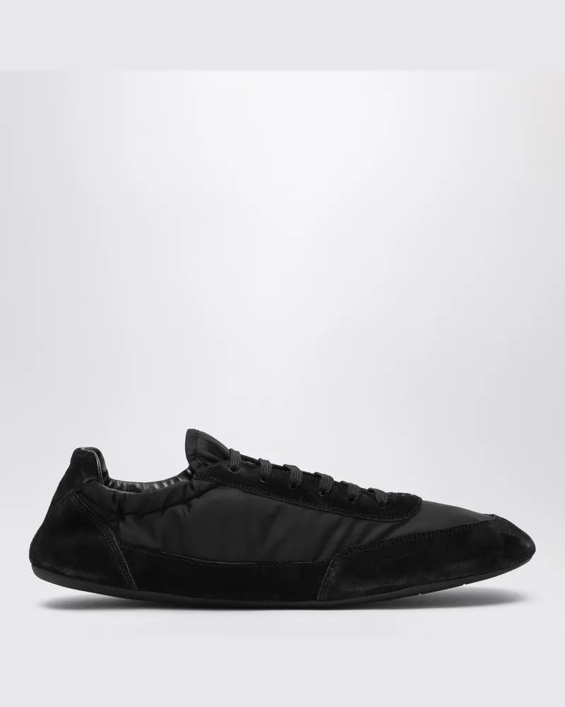 Prada Collapse Re-Nylon und Wildleder Sneaker Schwarz