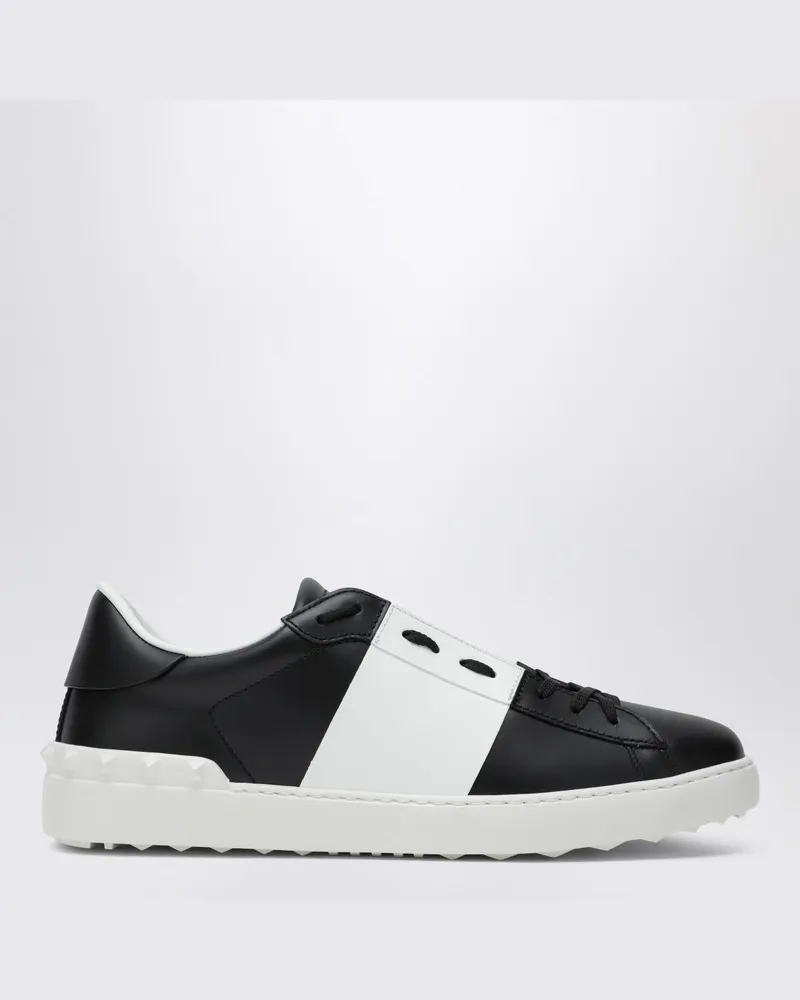 Valentino Garavani Schwarze/weiße Open Sneaker Schwarz