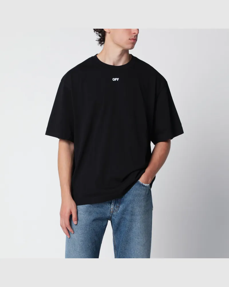 OFF-WHITE Off-White schwarzes T-Shirt mit Arrow-Print Black