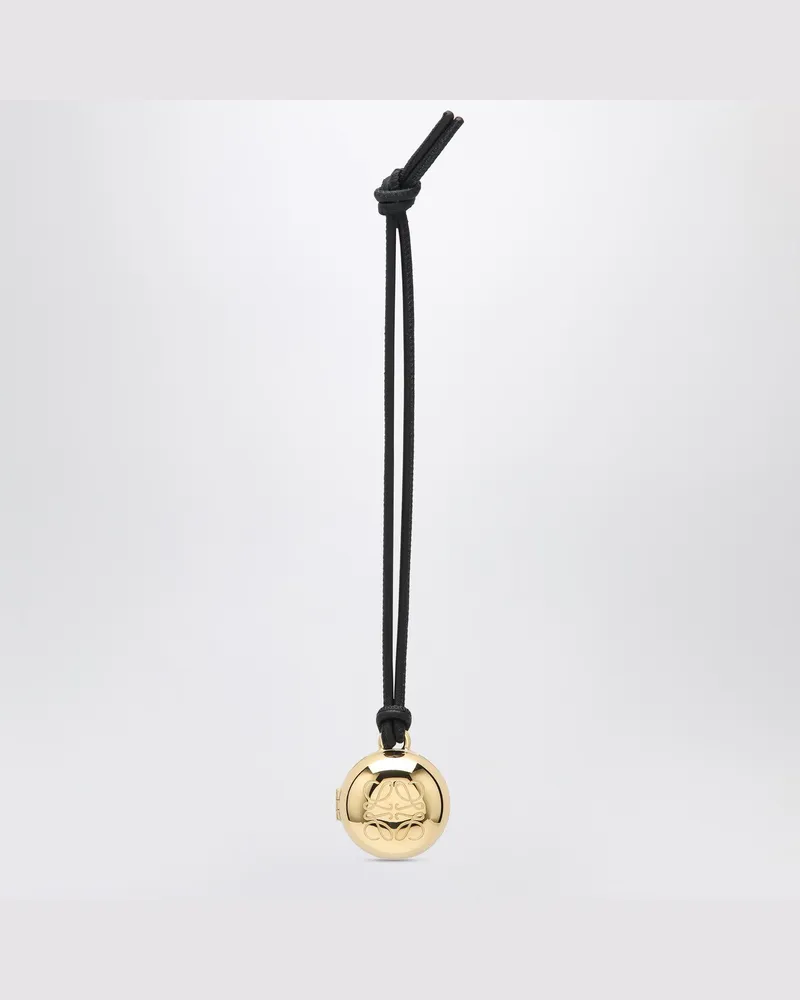 Loewe Anhänger mit Anagramm-Medaillon Gold 