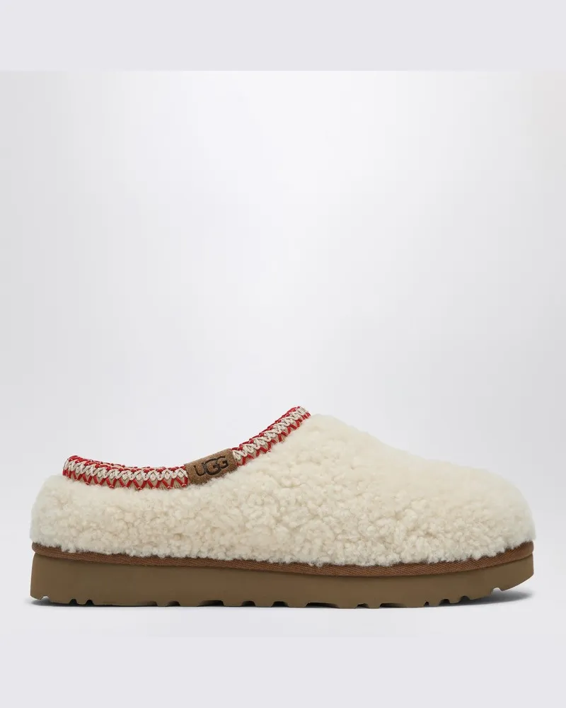 UGG Naturfarbener Slipper Tasman Maxi Curly Beige