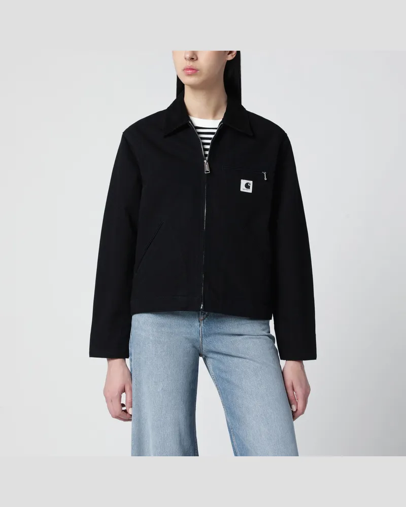 Carhartt WIP Schwarze OG Detroit Jacke Black