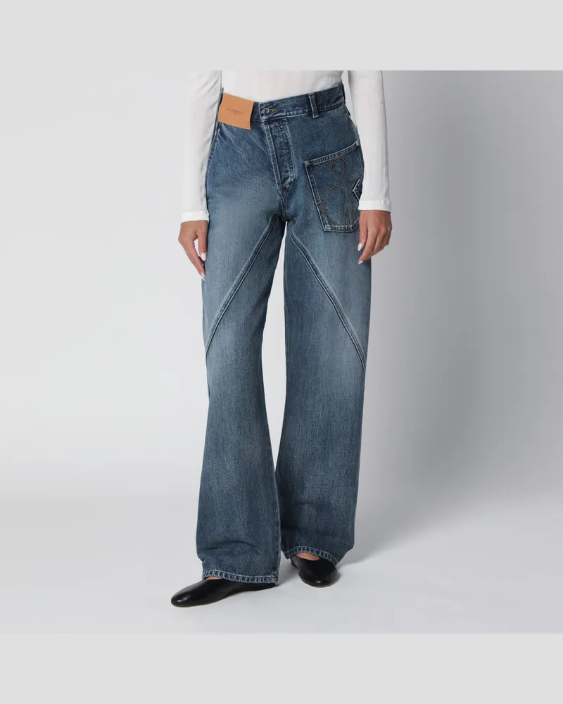J.W.Anderson Jeans mittelblau aus Denim im Workwear-Stil Blue