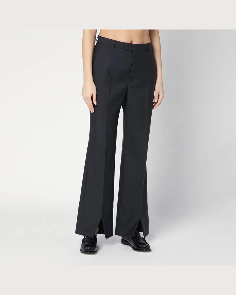 Gucci Graue Wollhose Grau