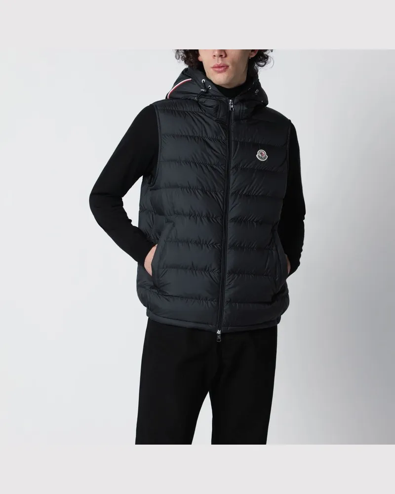 Moncler Ärmellose Steppjacke Marseillan in Schwarz Schwarz