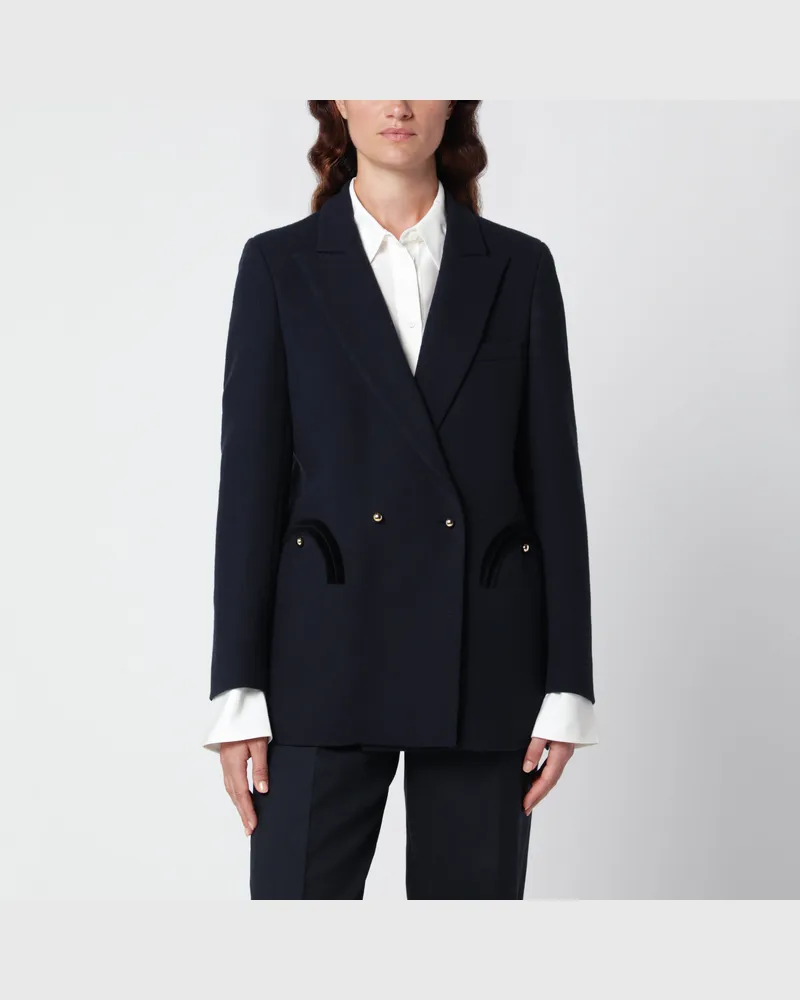 Blazé Milano Resolute Everyday Blazer aus marineblauer Wolle Blue