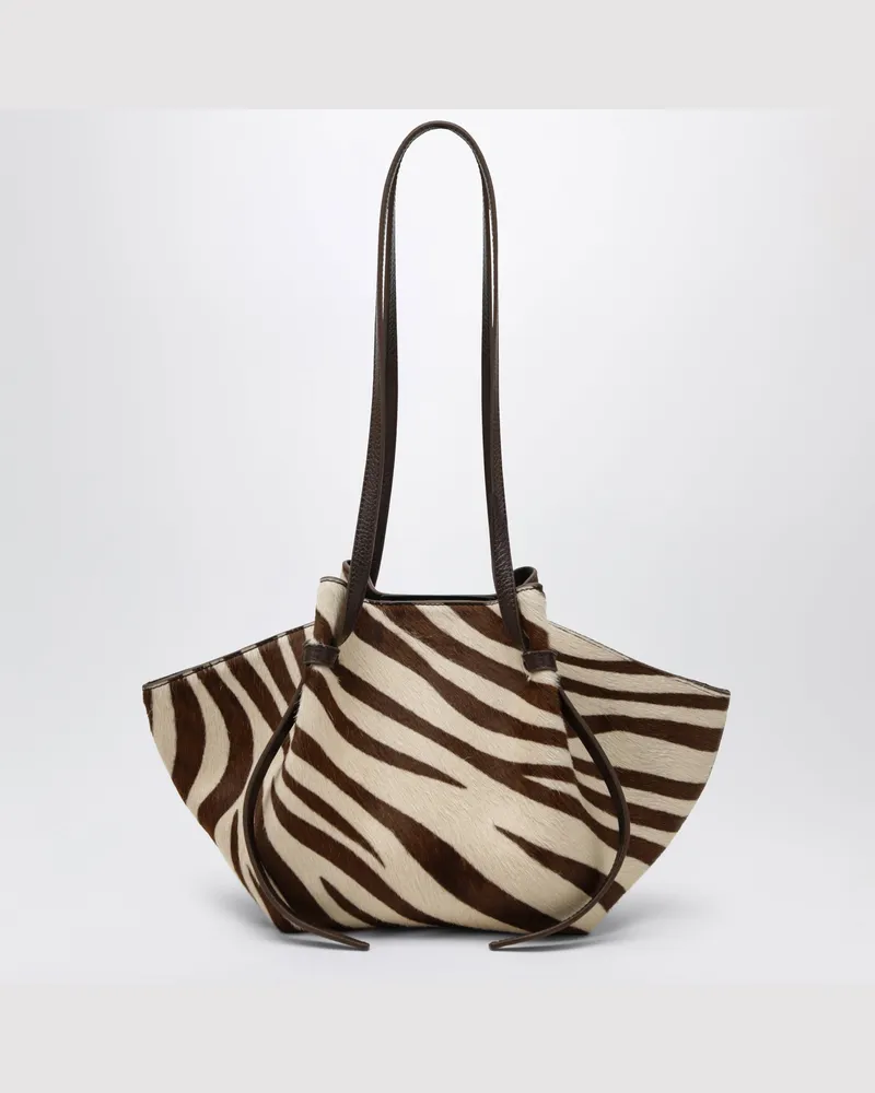 YUZEFI Mochi Tasche aus Savanna-Ponyfellleder Brown