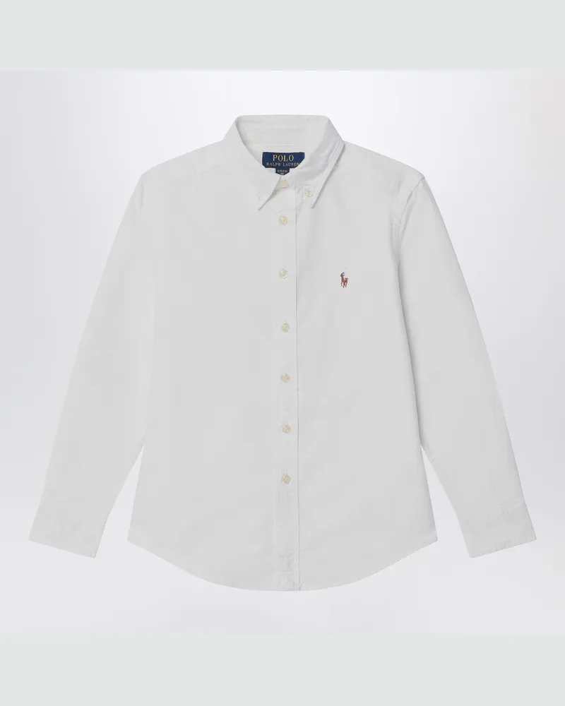 Ralph Lauren Weiße Baumwoll-Button-down-Hemd White