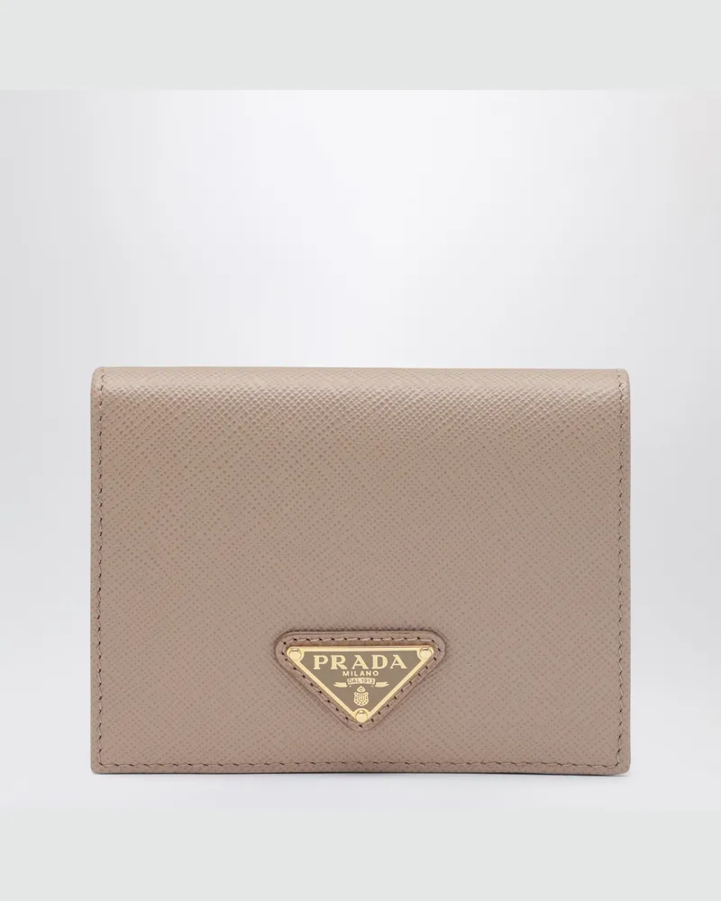 Prada Pudriges Saffiano Portemonnaie klein Pink