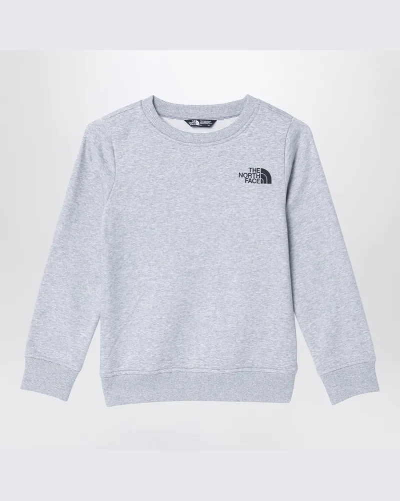 The North Face Graues Sweatshirt aus flauschiger Baumwolle Grau