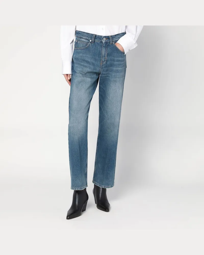 Victoria Beckham Bearnie-Jeans in verwaschenem Blau Blue