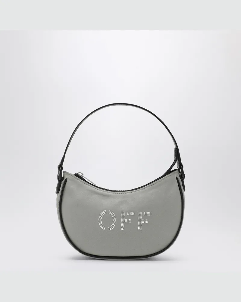 OFF-WHITE Hellgraue Tasche mit OFF Logo Grey