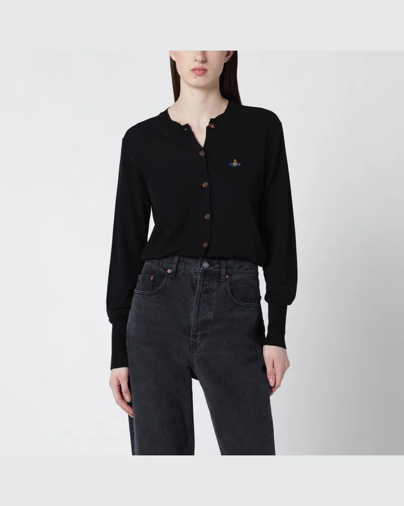 Vivienne Westwood Schwarzer Baumwoll-Cardigan Black