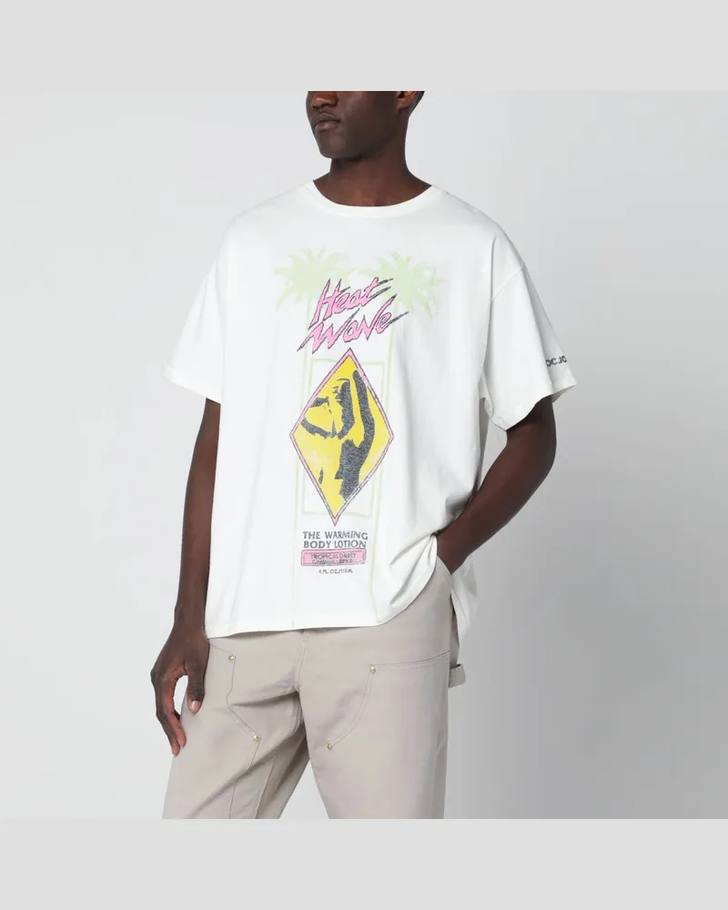 GALLERY DEPT. Weißes Doc Johnson Heat Wave T-Shirt Weiß