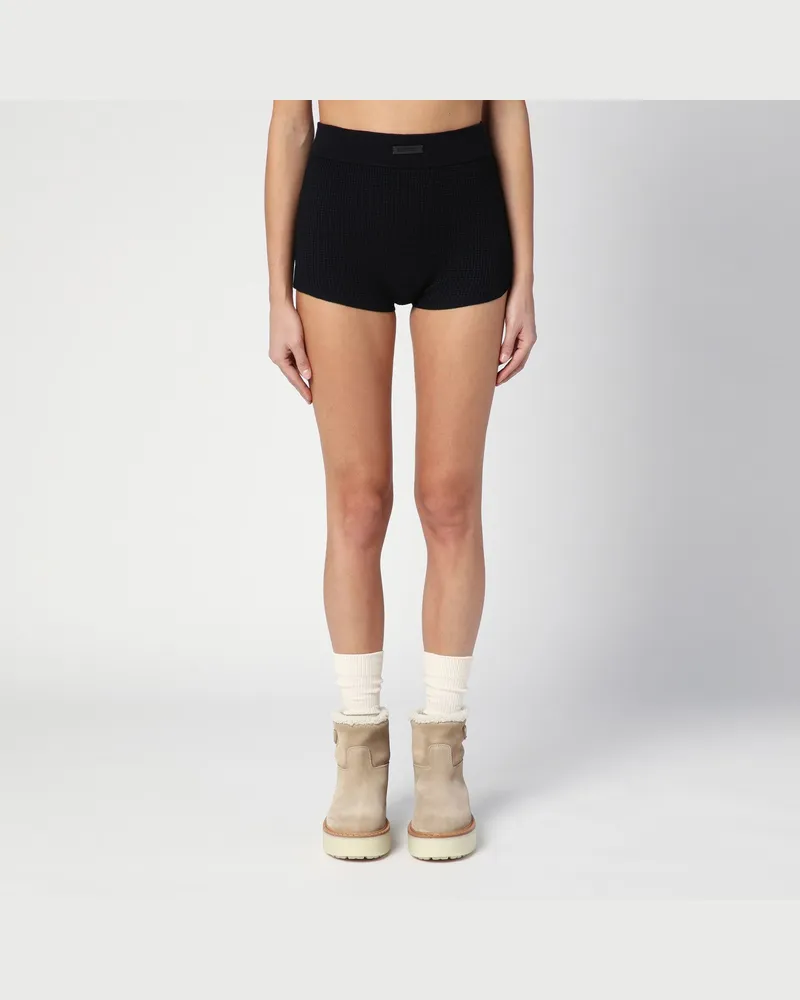 Fear of God Schwarze Shorts mit Honeycomb-Struktur Black