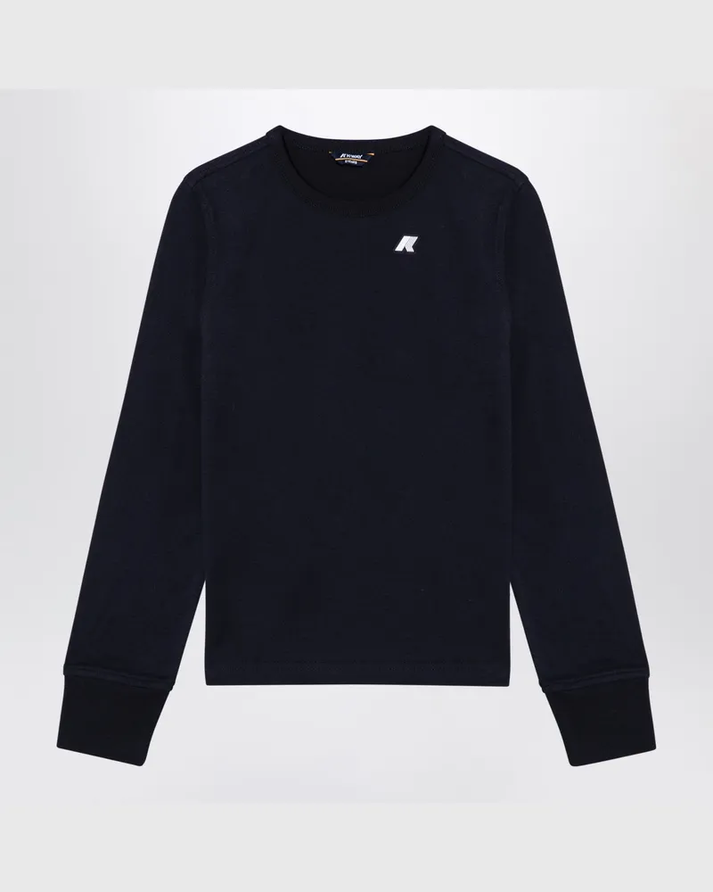 K-Way Blaues T-Shirt Elmer aus Baumwolle 