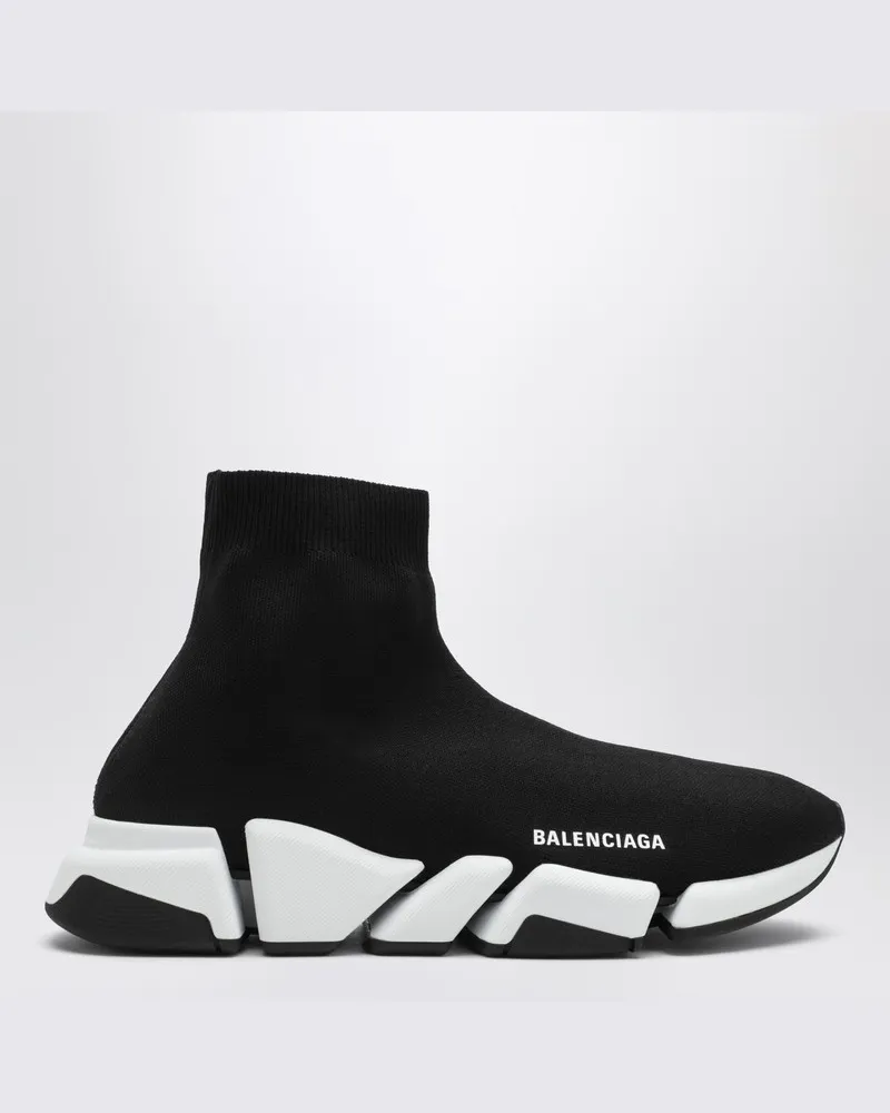 Balenciaga Sneakers Speed 2.0 aus schwarzem Funktionsstrick Schwarz