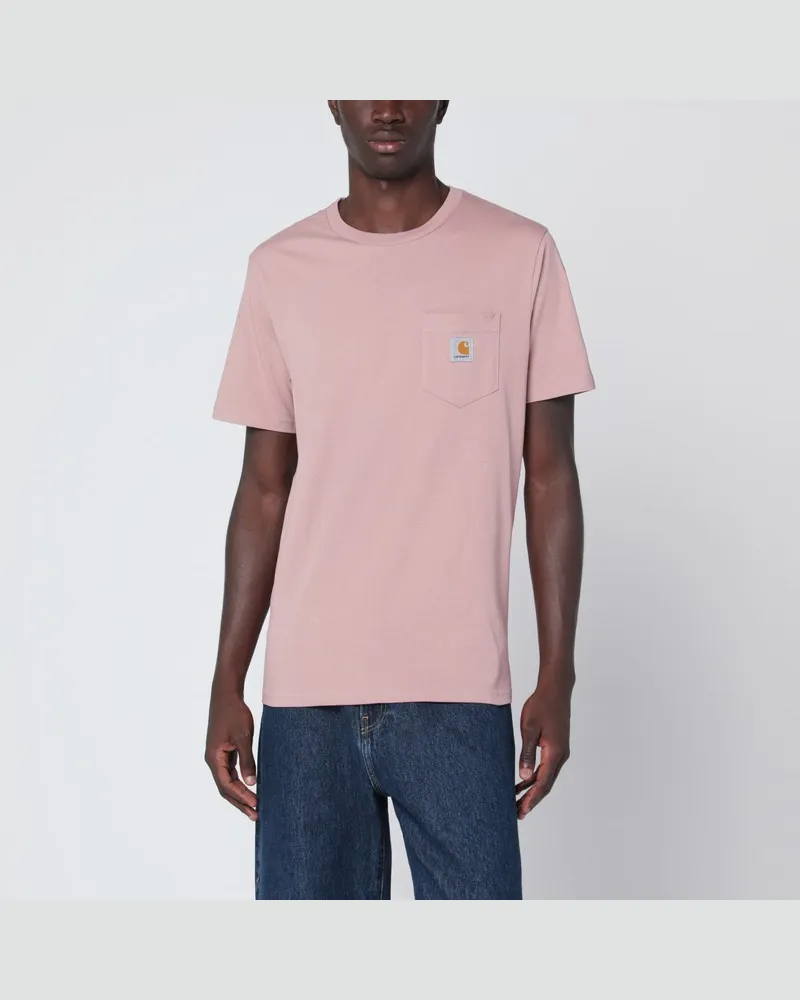 Carhartt WIP S/S Pocket T-Shirt Glassy Pink Rosa