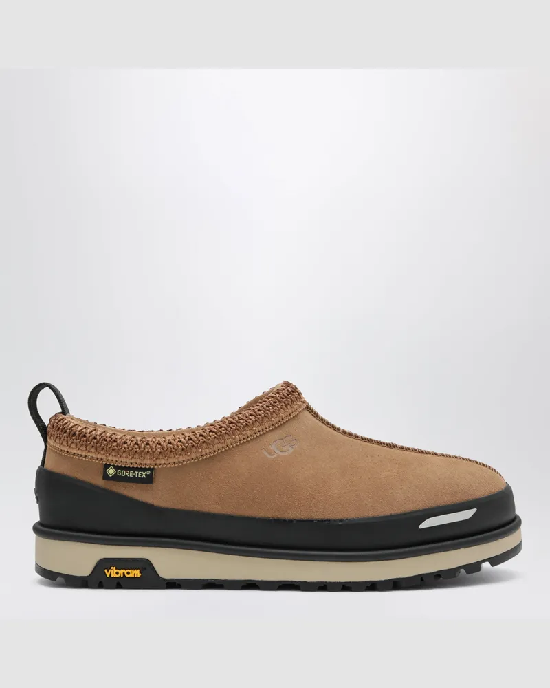 UGG Chestnut Tasman Guard GTX slip-ons in suede Beige