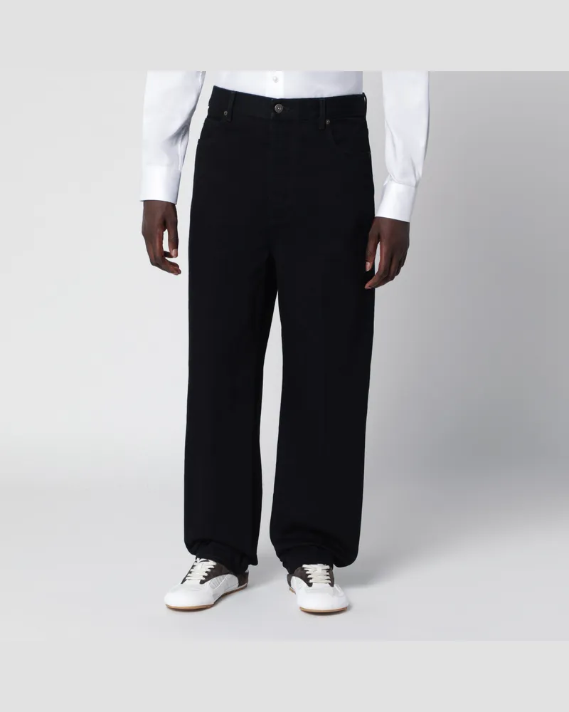Bottega Veneta Dark indigo loose jeans in denim Blue