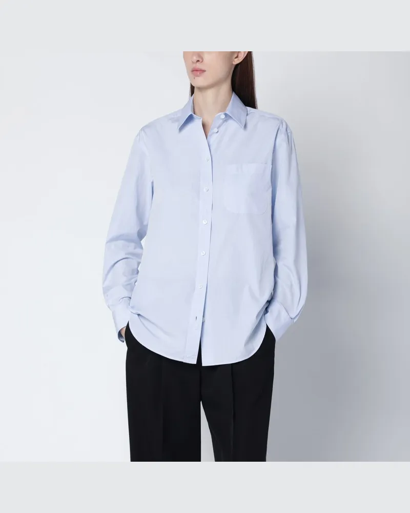 The Row Hemd aus hellblauer Baumwolle Blau