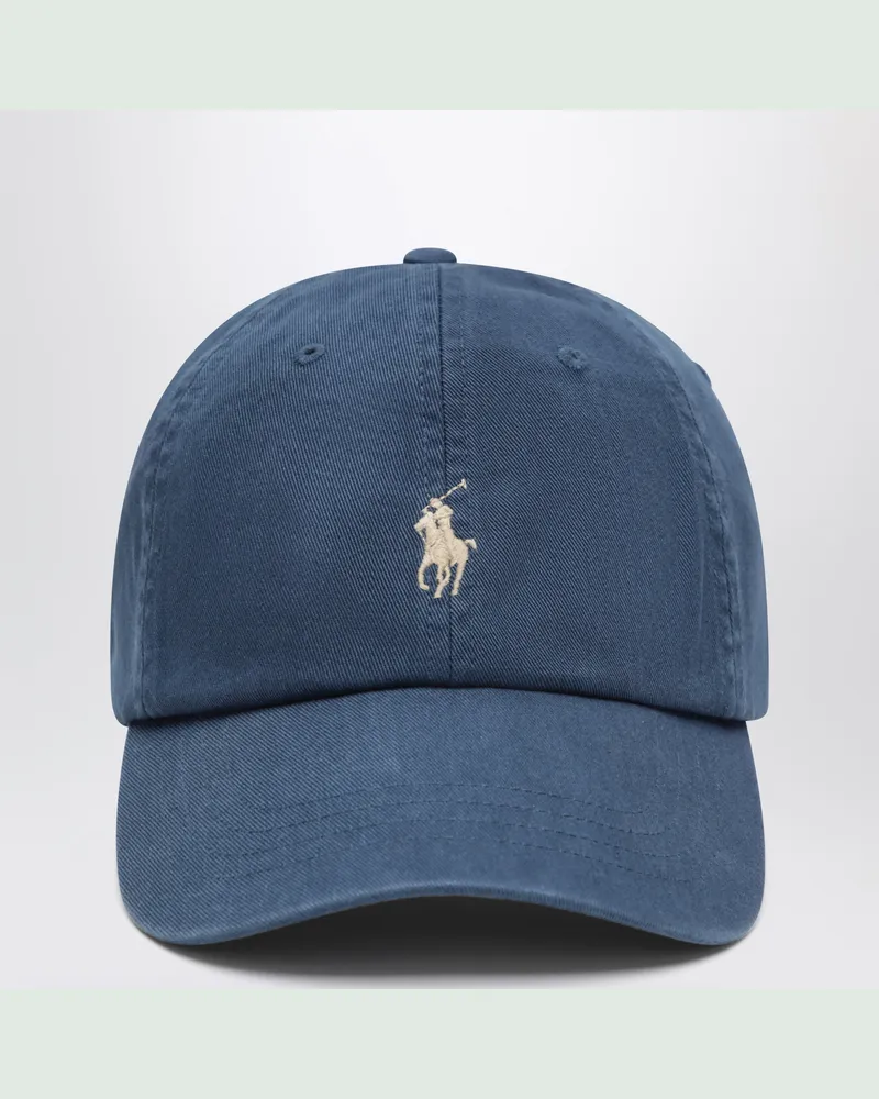 Ralph Lauren Rustic Navy Baseballkappe mit Logo Blue
