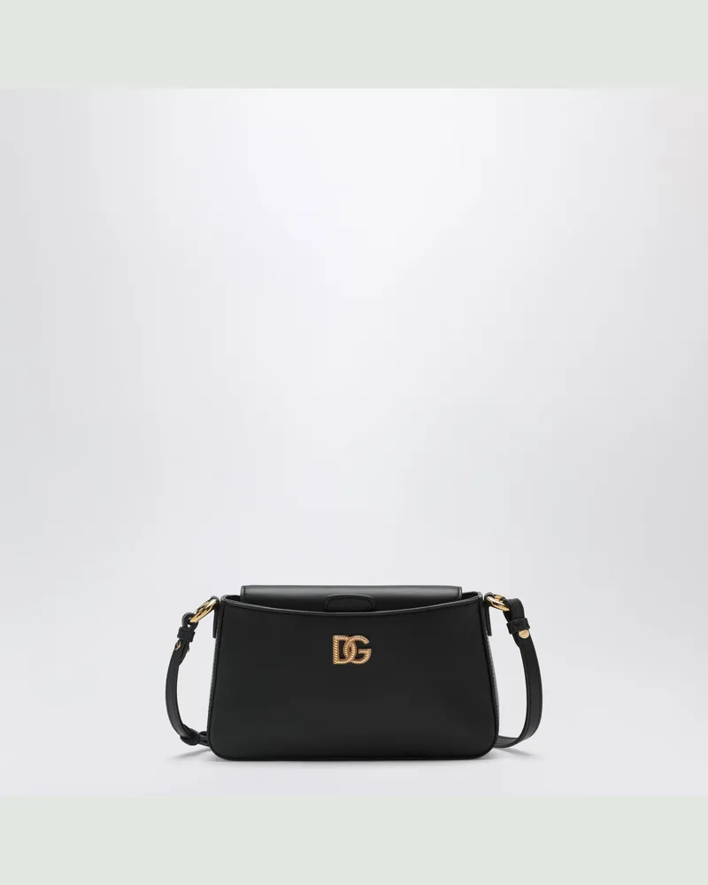 Dolce & Gabbana Phone-Bag aus Kalbsleder in Schwarz Black