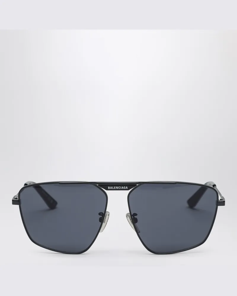 Balenciaga Tag 2.0 Navigator blaue Sonnenbrille Blau