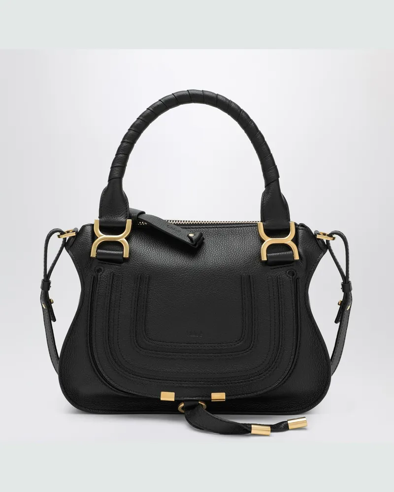 Chloé Marcie kleine Tasche in Schwarz Blue
