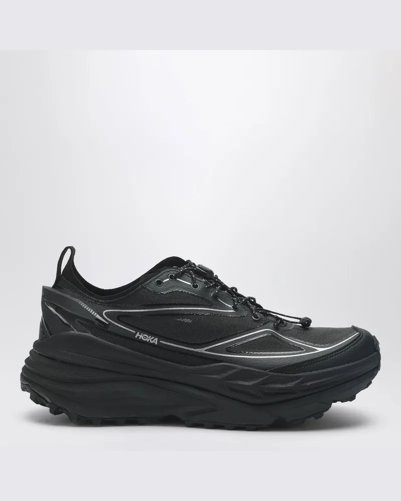 HOKA ONE ONE Schwarz/silber Stinson One7 Sneaker Schwarz
