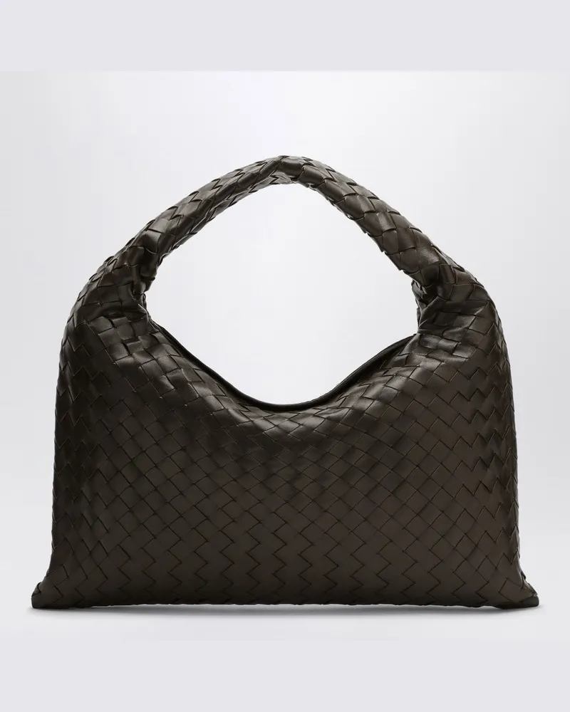 Bottega Veneta Kleine kakifarbene Schultertasche Hop Grün