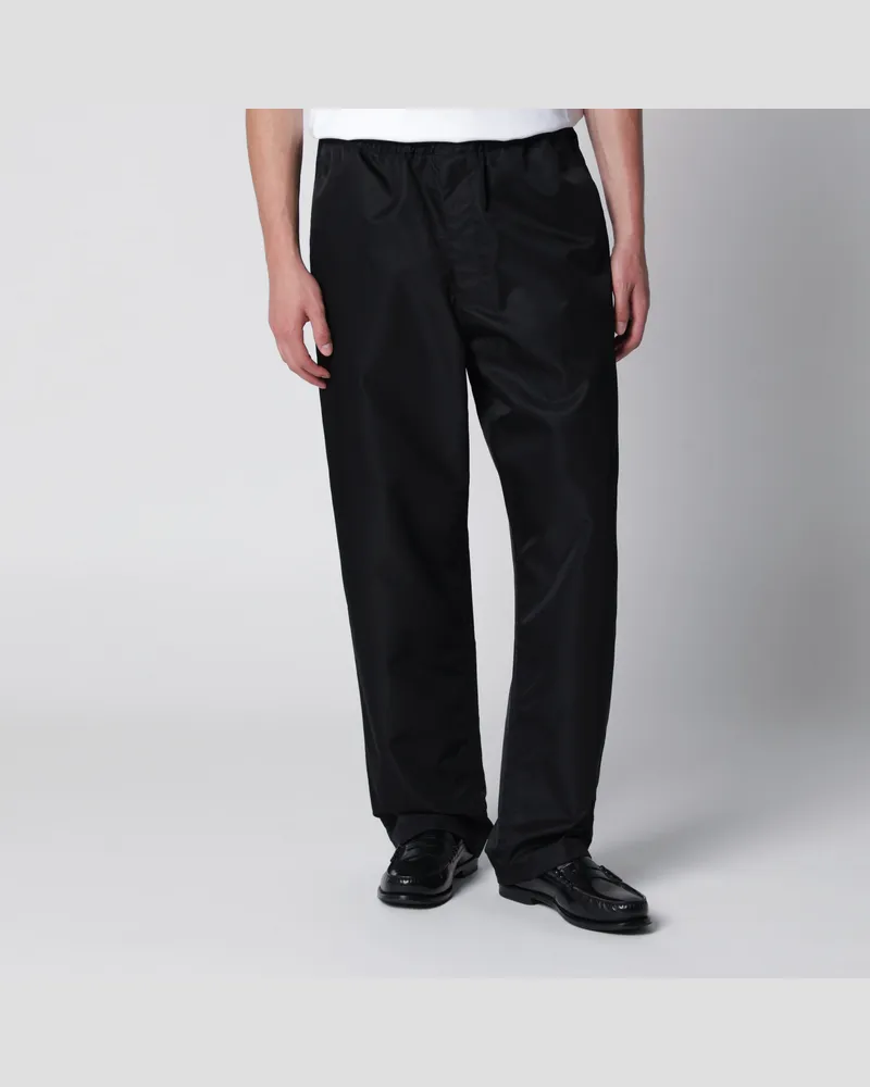 Prada Hose aus schwarzem Re-Nylon Black