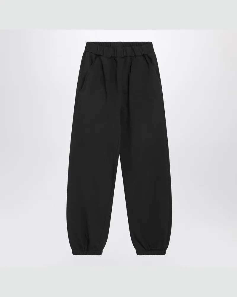 DOUUOD Jogginghose aus schwarzer Baumwolle 