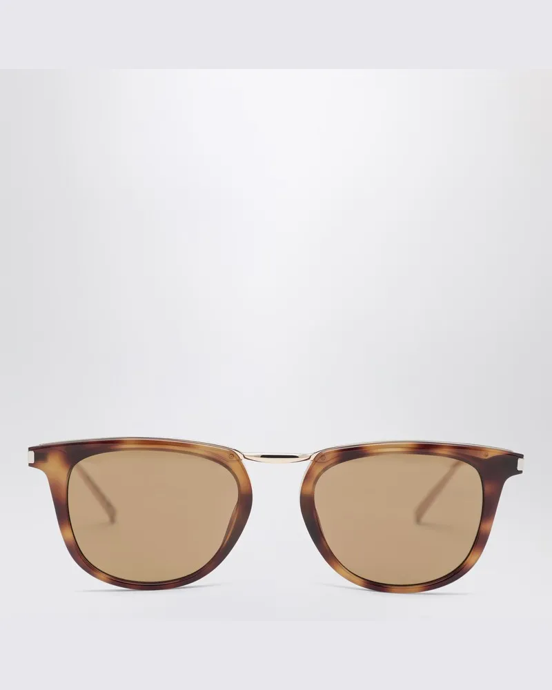 Saint Laurent SL 753 Havanna/Gold Sonnenbrille Beige