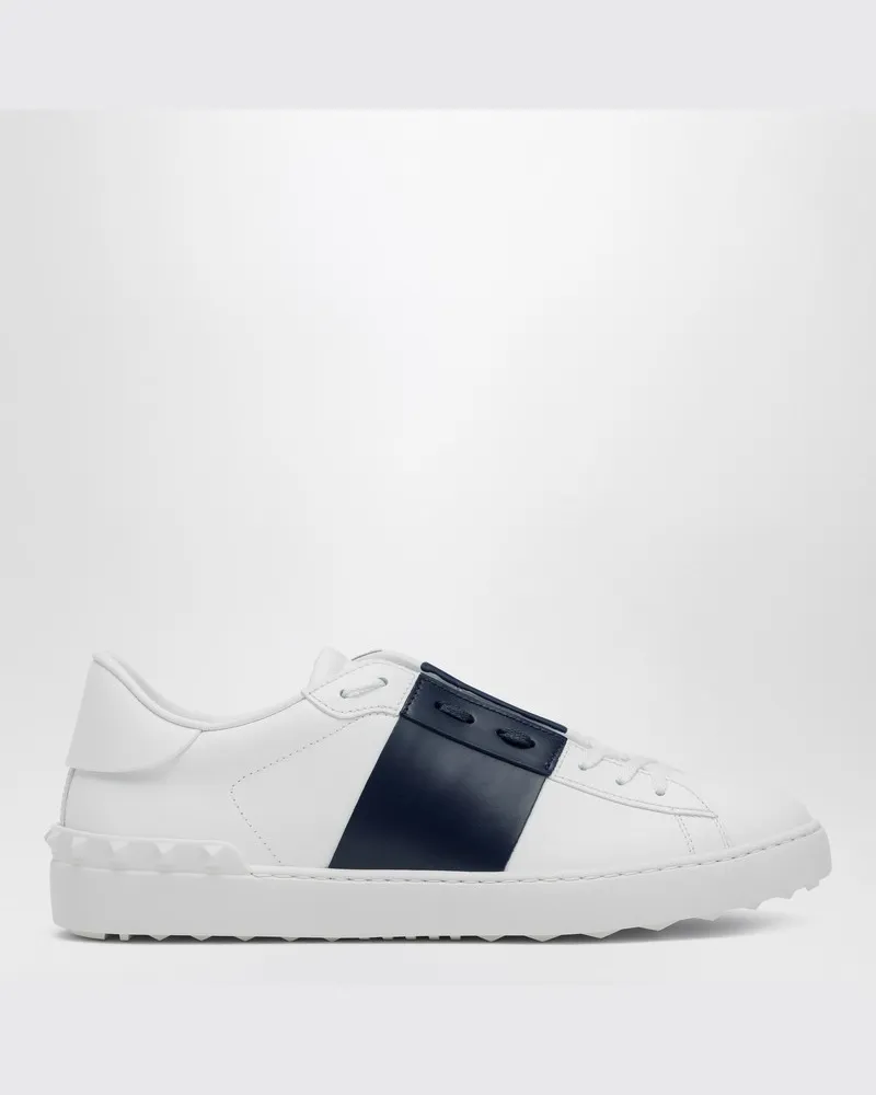 Valentino Garavani Open Sneaker weiß/dunkelblau Blau