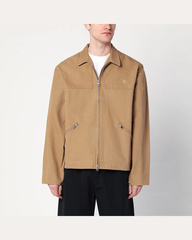 The North Face Hellbraune Cedar-Jacke aus Segeltuch Brown