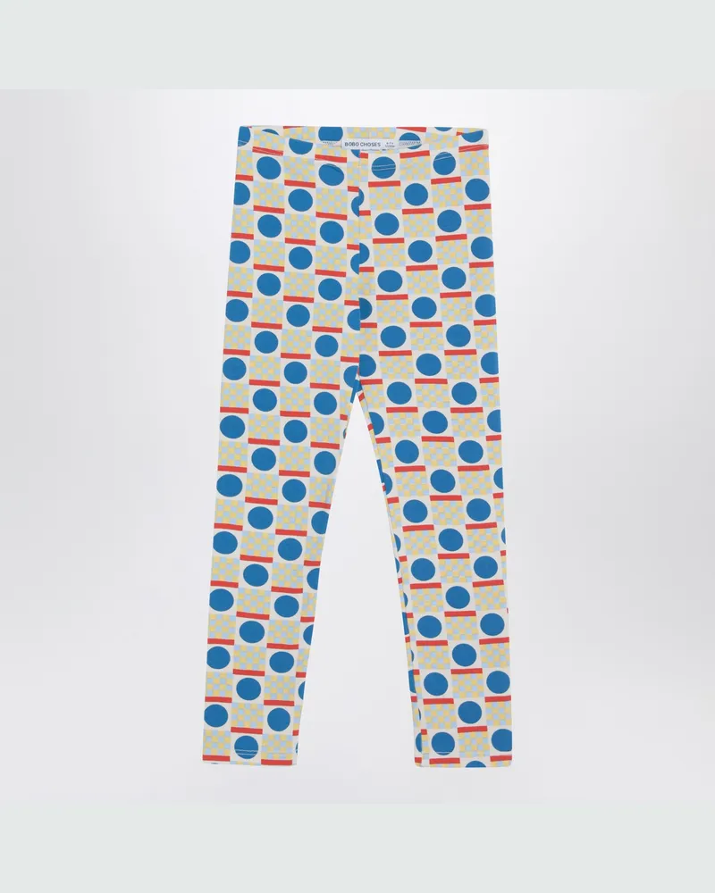 BOBO CHOSES Leggings mit buntem geometrischem Muster White