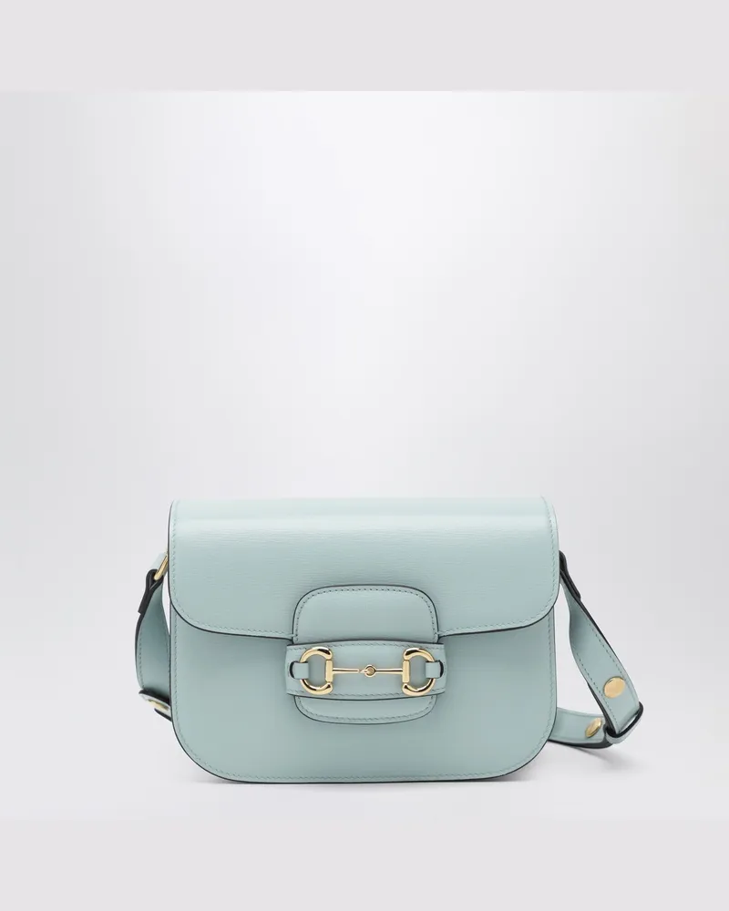 Gucci Kleine  Horsebit 1955 Tasche in Hellblau Light
