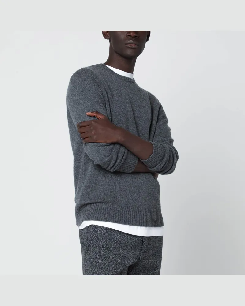 Drumohr  Grauer Kaschmirpullover Grau