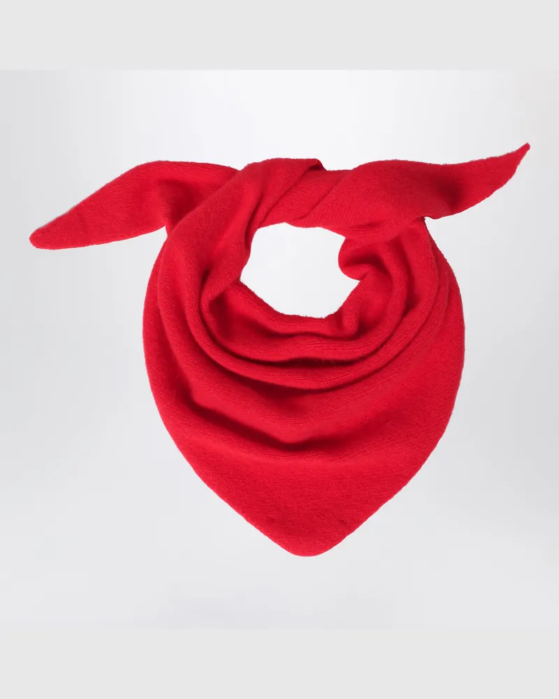 Le Bonnet Bandana aus Wolle und Caregora in Crimson Red