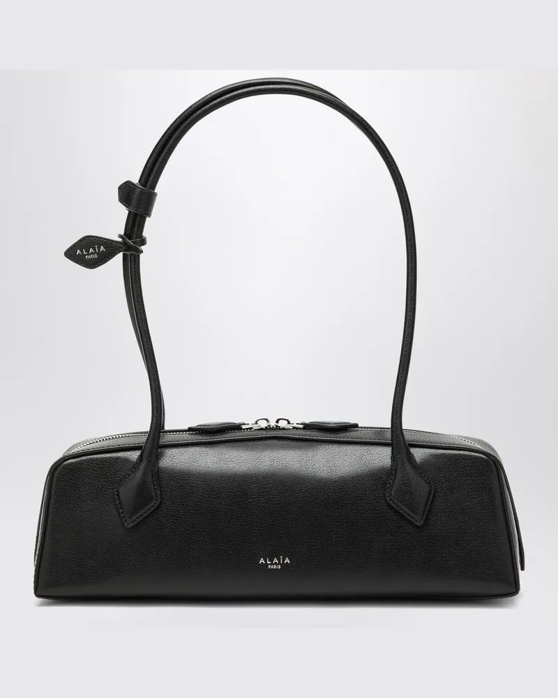 Alaïa Schwarze Tasche Teckel aus Leder Schwarz