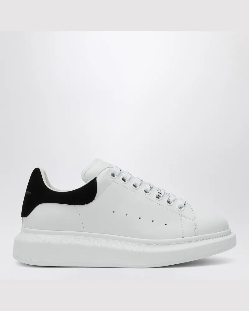 Alexander McQueen Schwarzer und weißer Oversize-Sneakers White