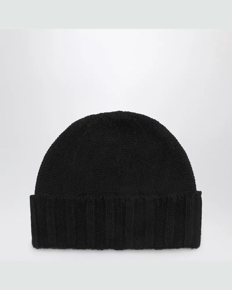 Drumohr  Schwarze Kaschmir-Mütze Black